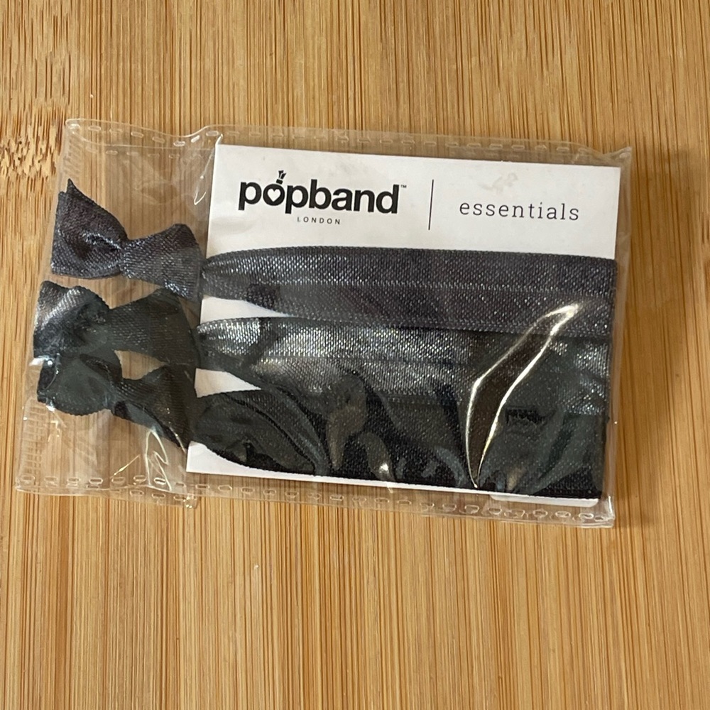 NWT Popband Nightlife Soft Stretchy Kink Free Hair Ties (3 Pack)